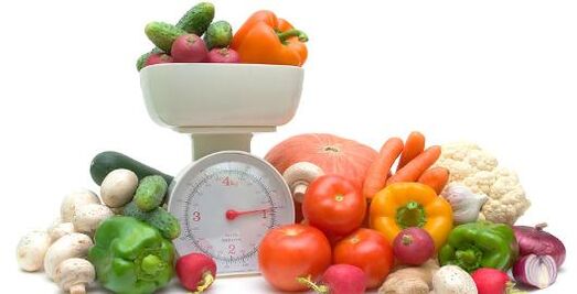 ważenie warzyw na cukrzycę